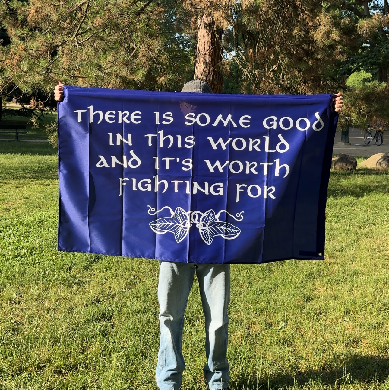 GOOD BLUE Flag