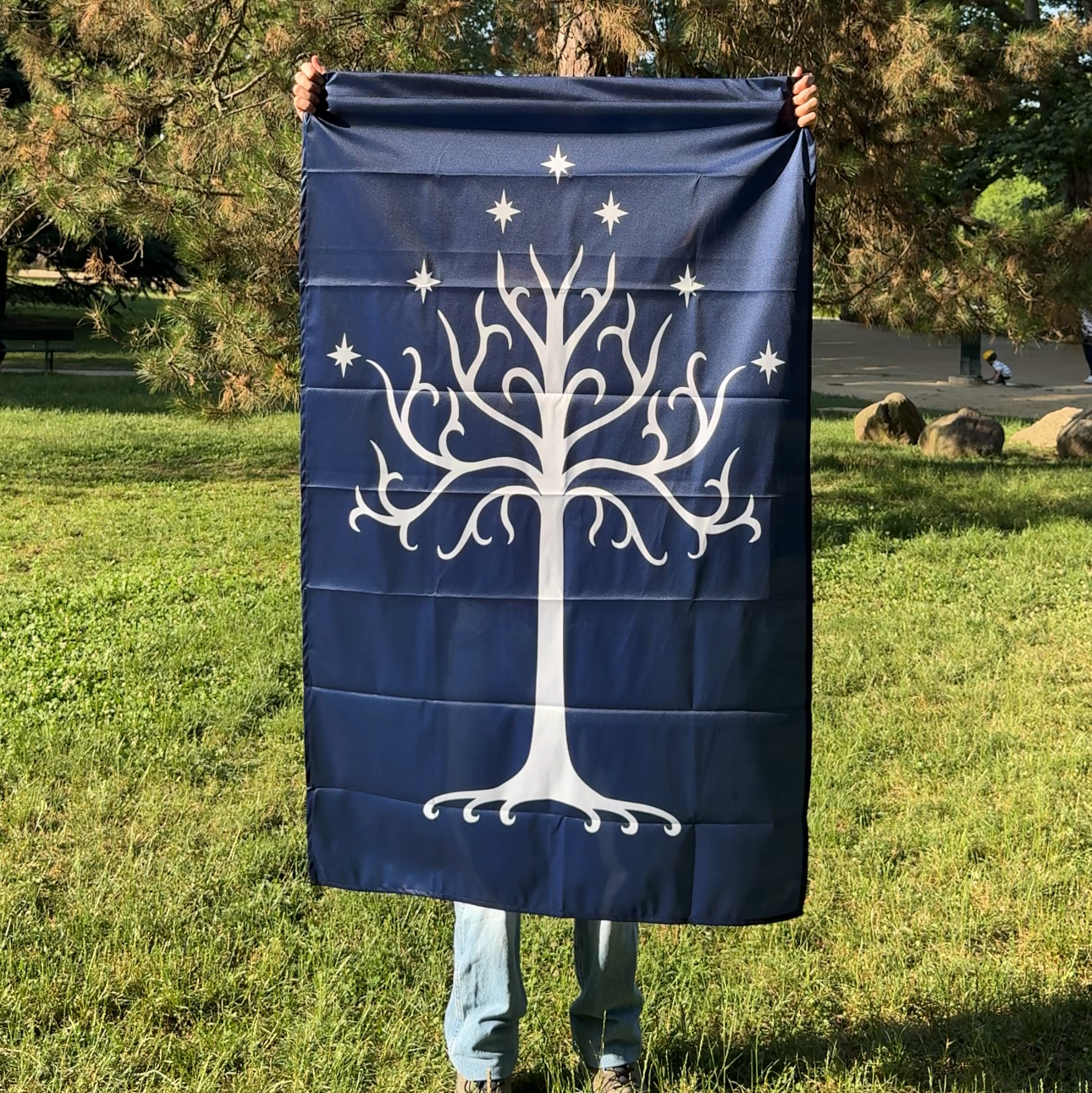 WHITE TREE Flag