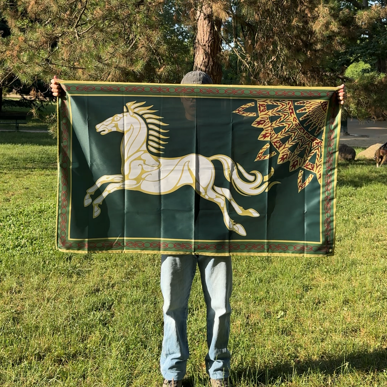 GOLDEN HALL Flag